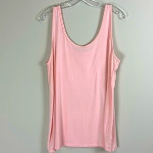 Women's Pink Basic Stretch Tank Top